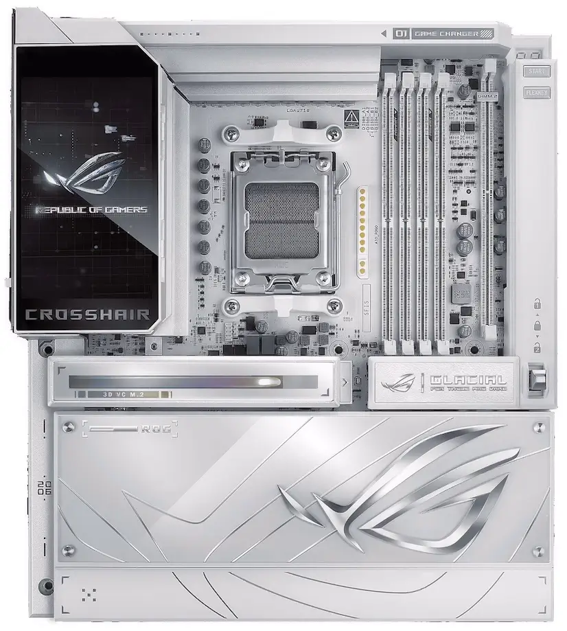 Montaje Placa Base ASUS ROG CROSSHAIR X870E GLACIAL Arganda del Rey Arganda del Rey PC - Montaje Placa Base ASUS ROG CROSSHAIR X870E GLACIAL Arganda del Rey